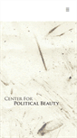 Mobile Screenshot of politicalbeauty.com